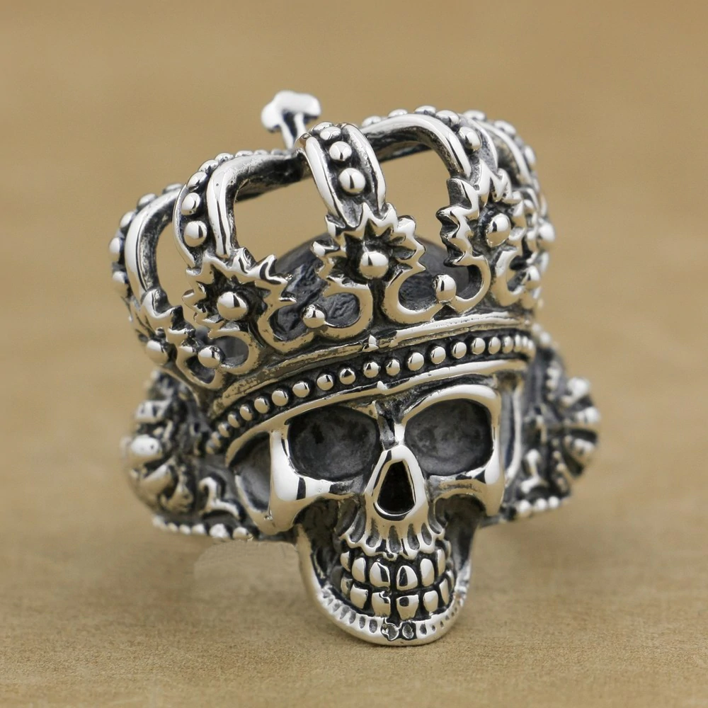 Skull With Crown Ring | Skull Action