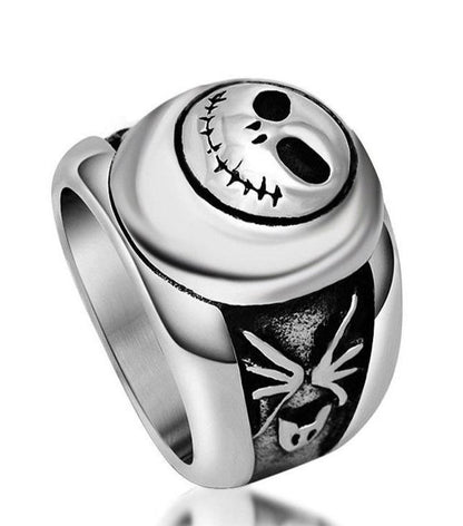 skull with ring