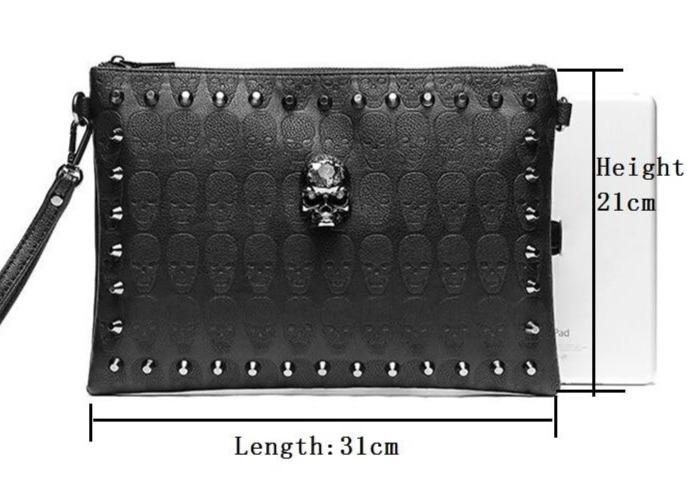 Small Black Skull Bag | Skull Action
