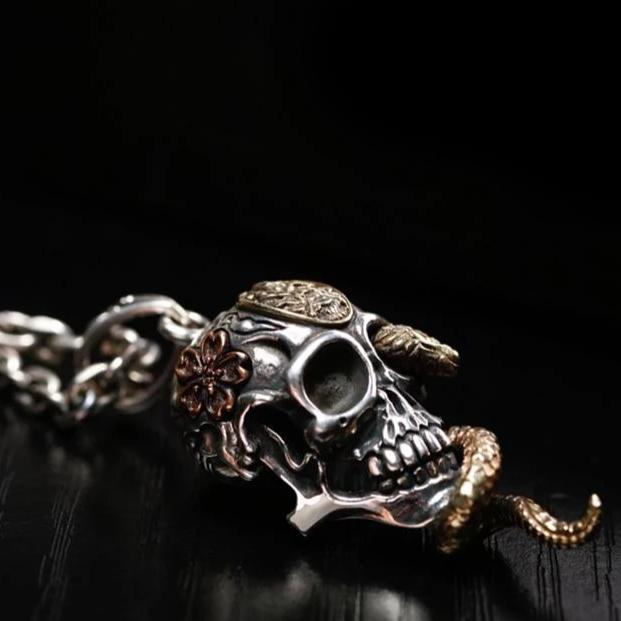 Snake Head Necklace | Skull Action