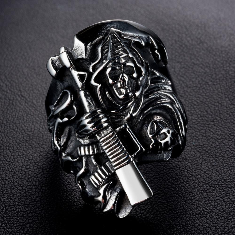 Sons Of Anarchy Grim Reaper Ring | Skull Action