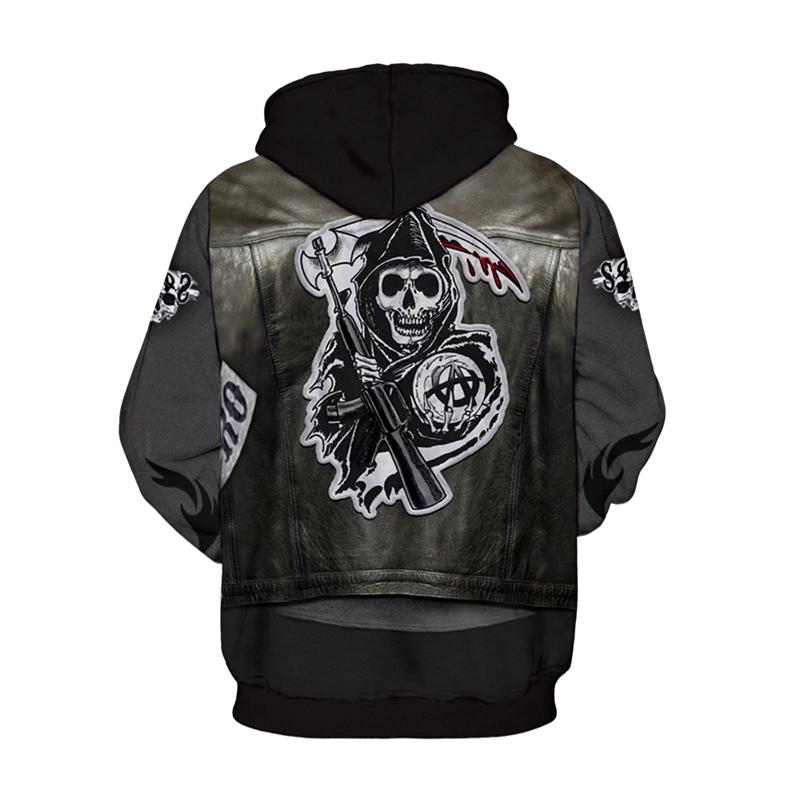 Sons Of Anarchy Reaper Hoodie | Skull Action