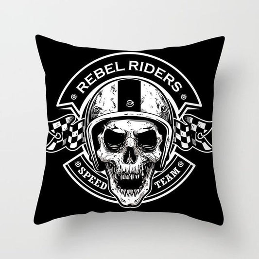 Speed Skull Pillow