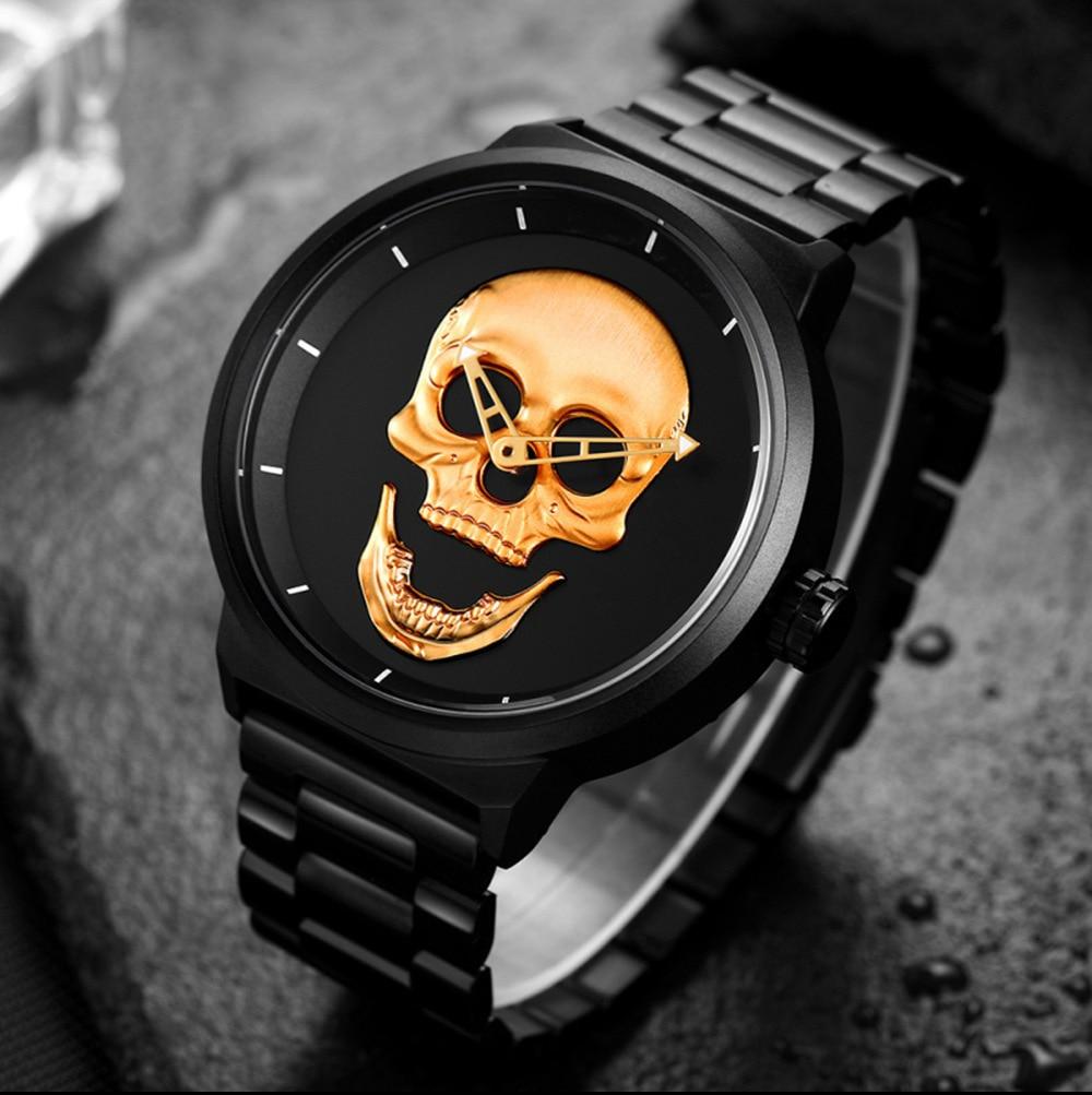Stainless Steel Skull Watches | Skull Action