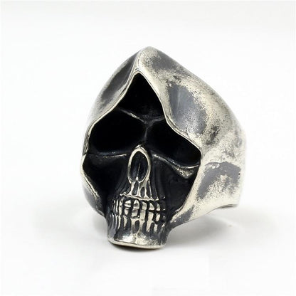 Sterling Silver Grim Reaper Ring | Skull Action