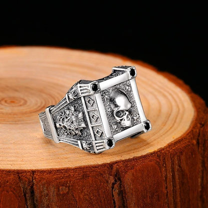 Sterling Silver Pirate Rings | Skull Action
