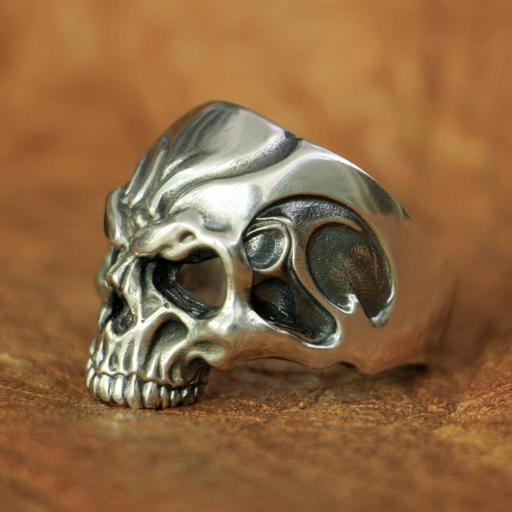 Sterling Silver Rock Rings | Skull Action