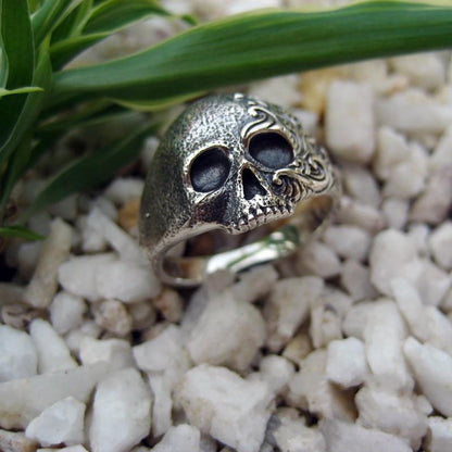 Sterling Skull Ring | Skull Action