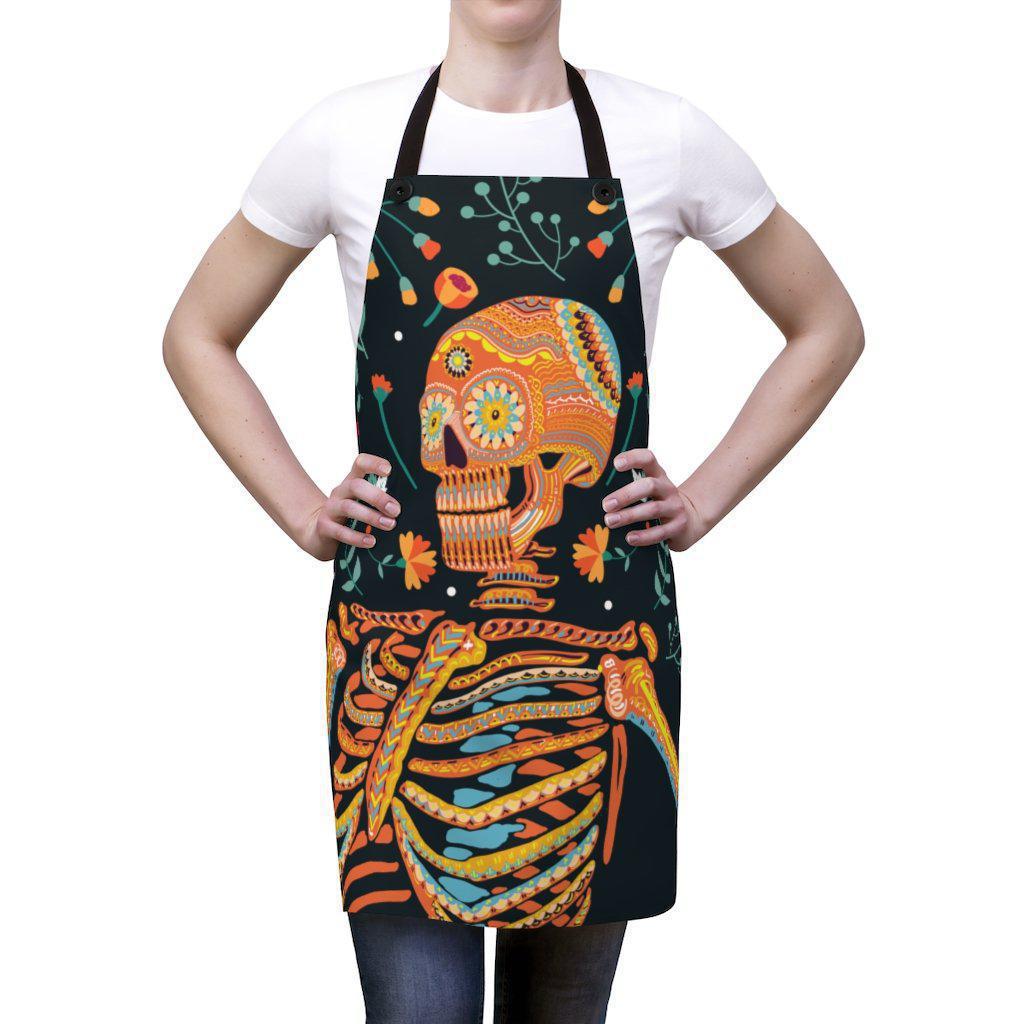 sugar-skull-apron-women