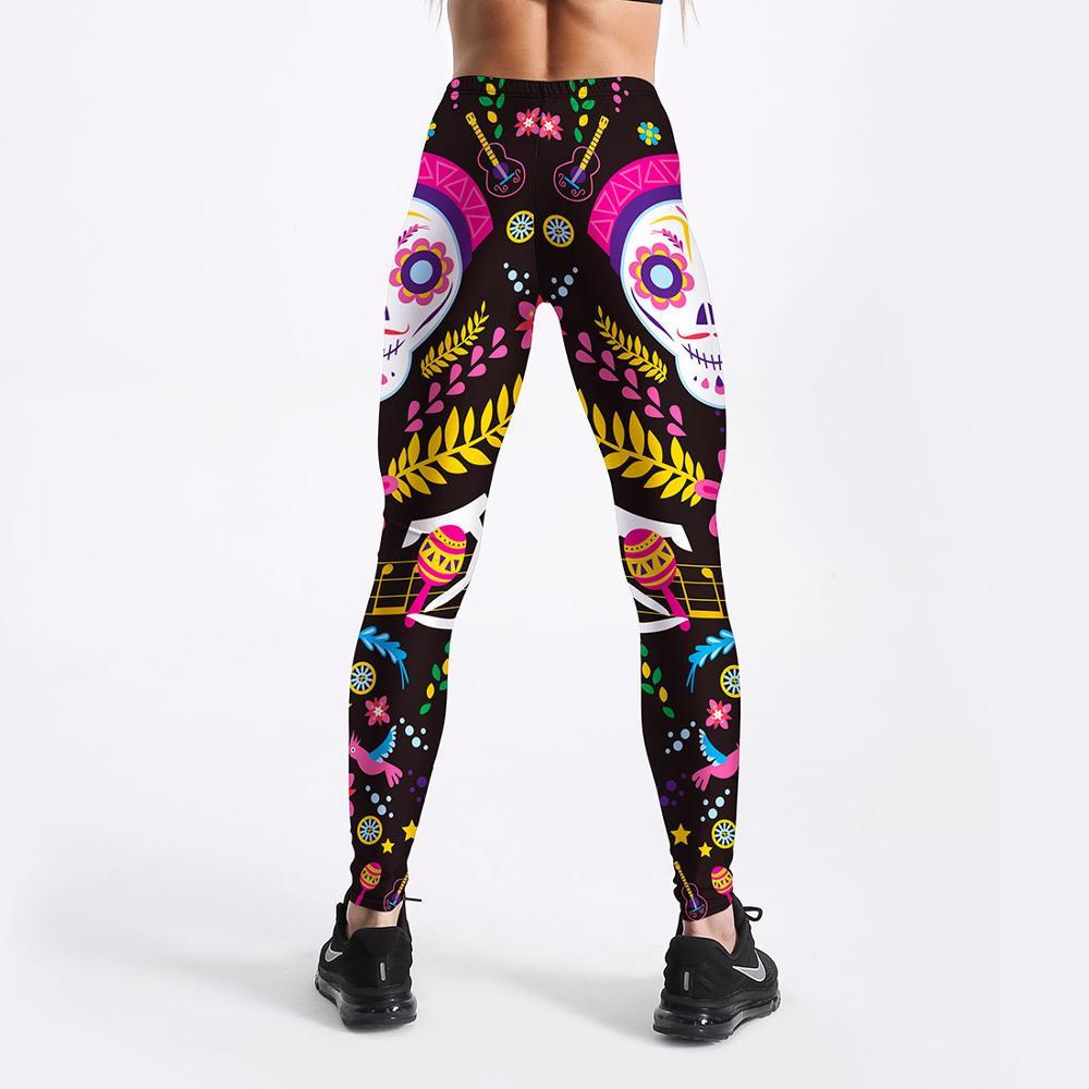 Sugar Skull Yoga Leggings | Skull Action