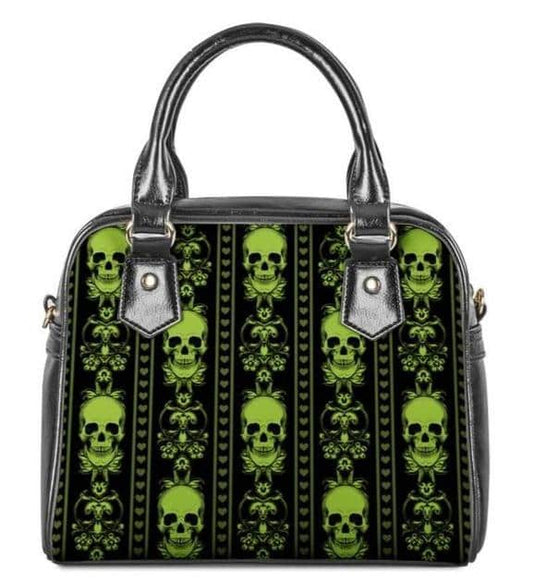 Supreme Green Skull Bag