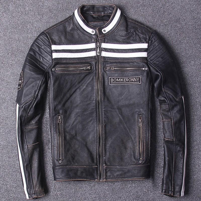 Supreme skull store leather jacket