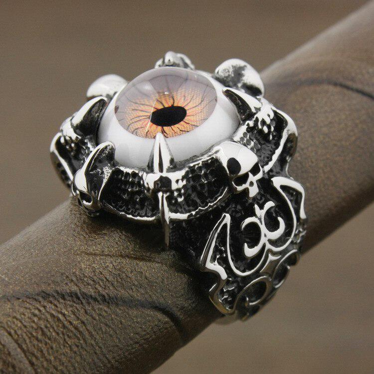 The Evil Eye Ring | Skull Action