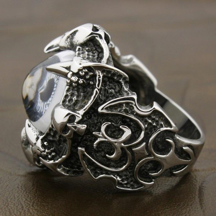 The Evil Eye Ring | Skull Action