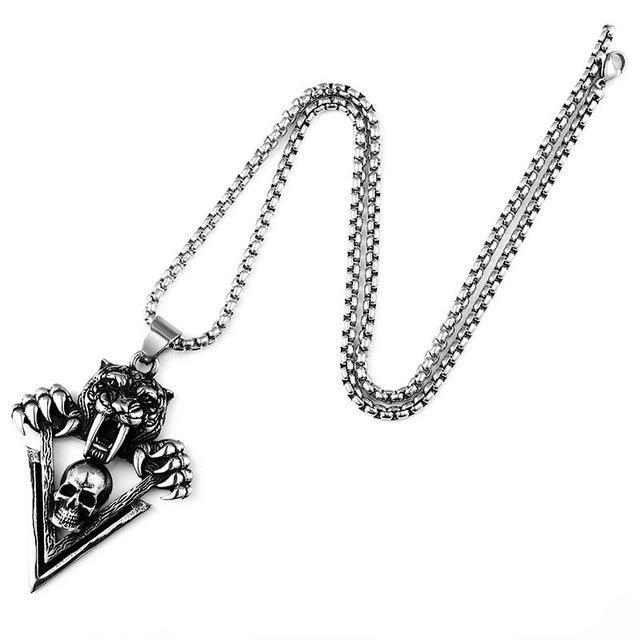 Tiger Chain Necklace | Skull Action