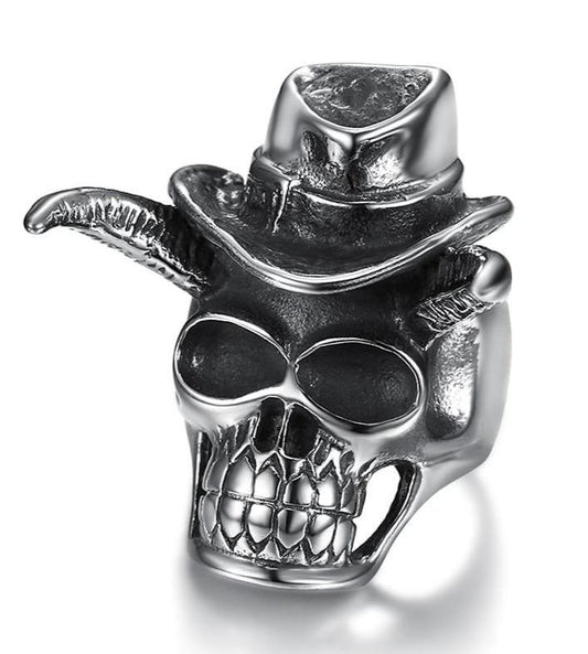 top hat skull ring