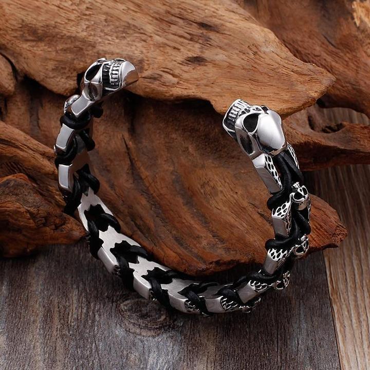 Twin Skull Bracelet | Skull Action