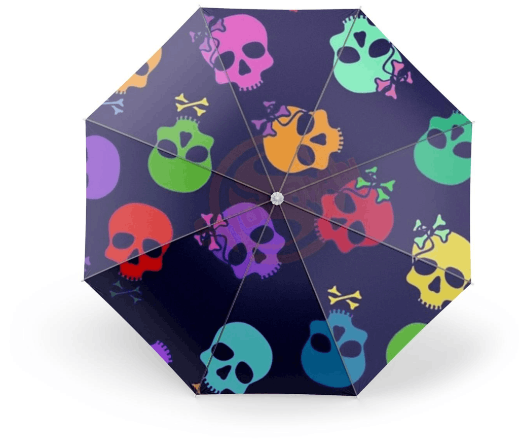 Umbrella With Skeleton | Skull Action