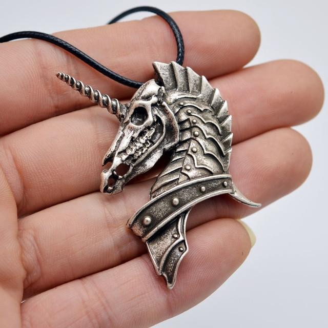 Unicorn Skull Necklace | Skull Action