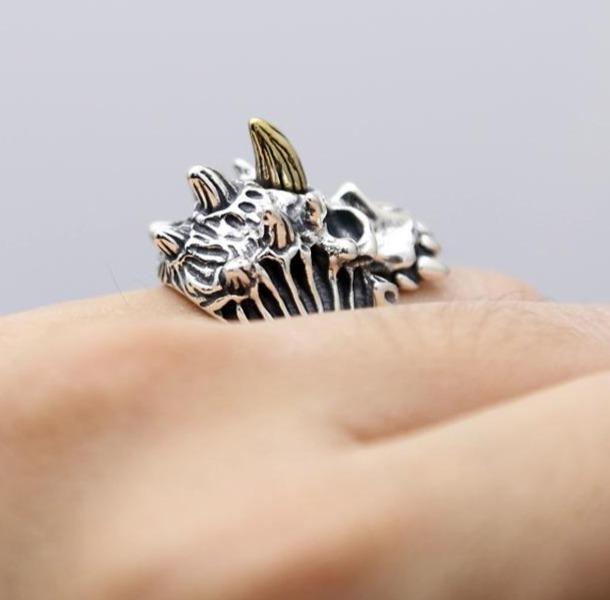 Unicorn Skull Ring | Skull Action