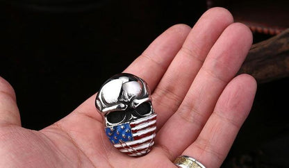US Flag Ring | Skull Action