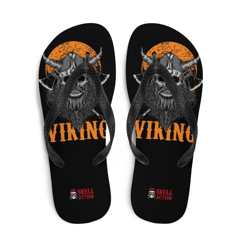 viking-skull-warrior-flip-flops