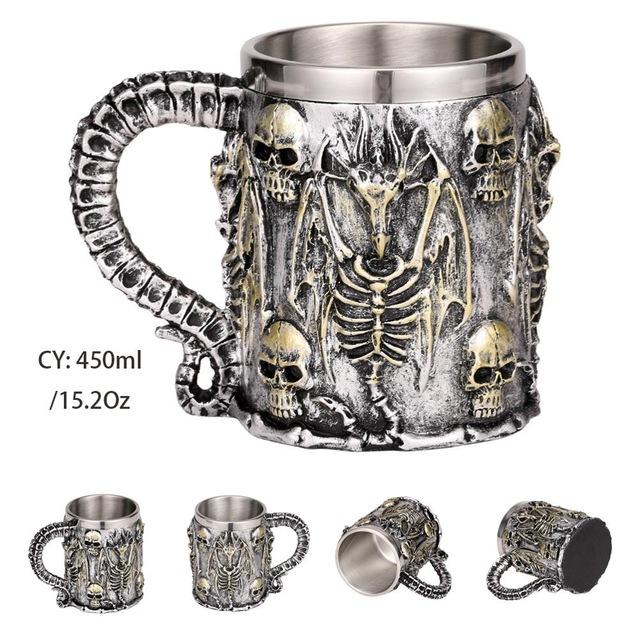 Welsh Dragon Mug | Skull Action