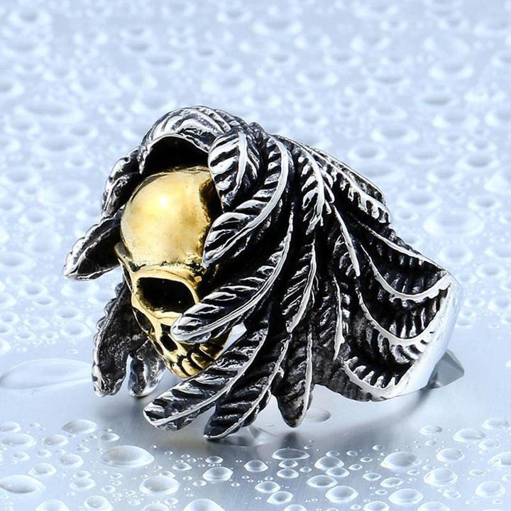 Winged Skull Ring | Skull Action