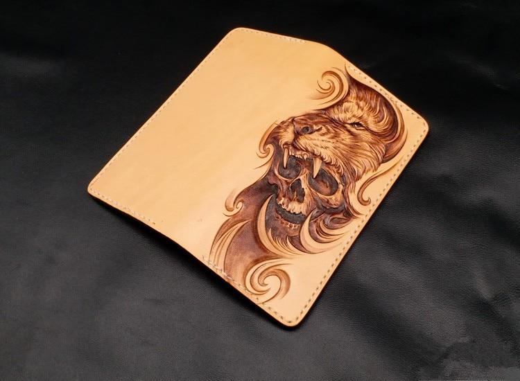 Wolf Wallet Leather | Skull Action