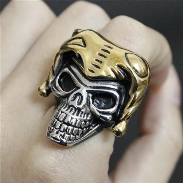 Yellow Gold Skull Ring | Skull Action