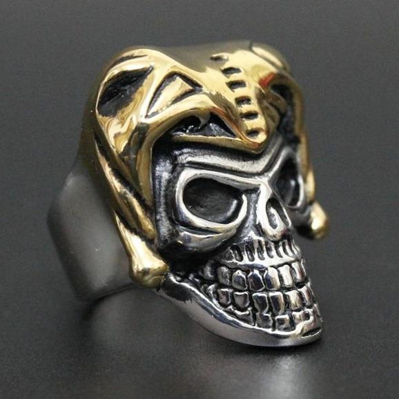 Yellow Gold Skull Ring | Skull Action