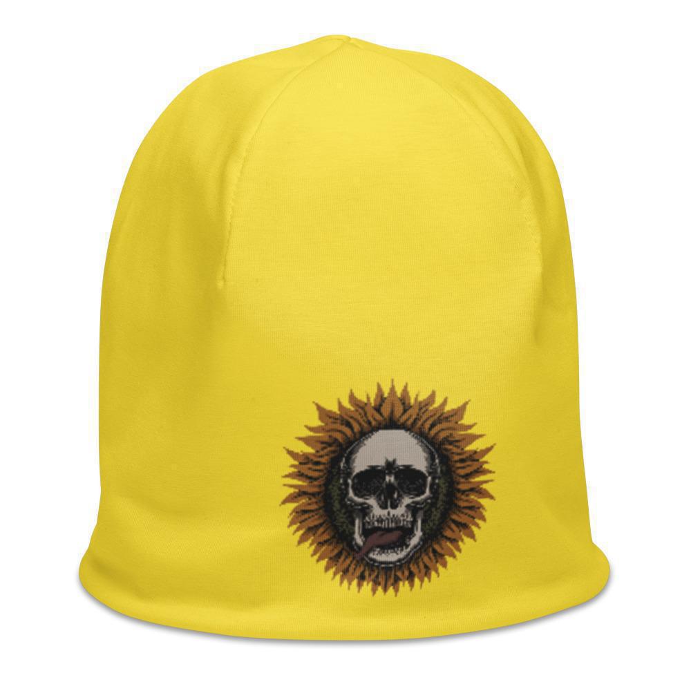 yellow-skull-cap-beanie-printed