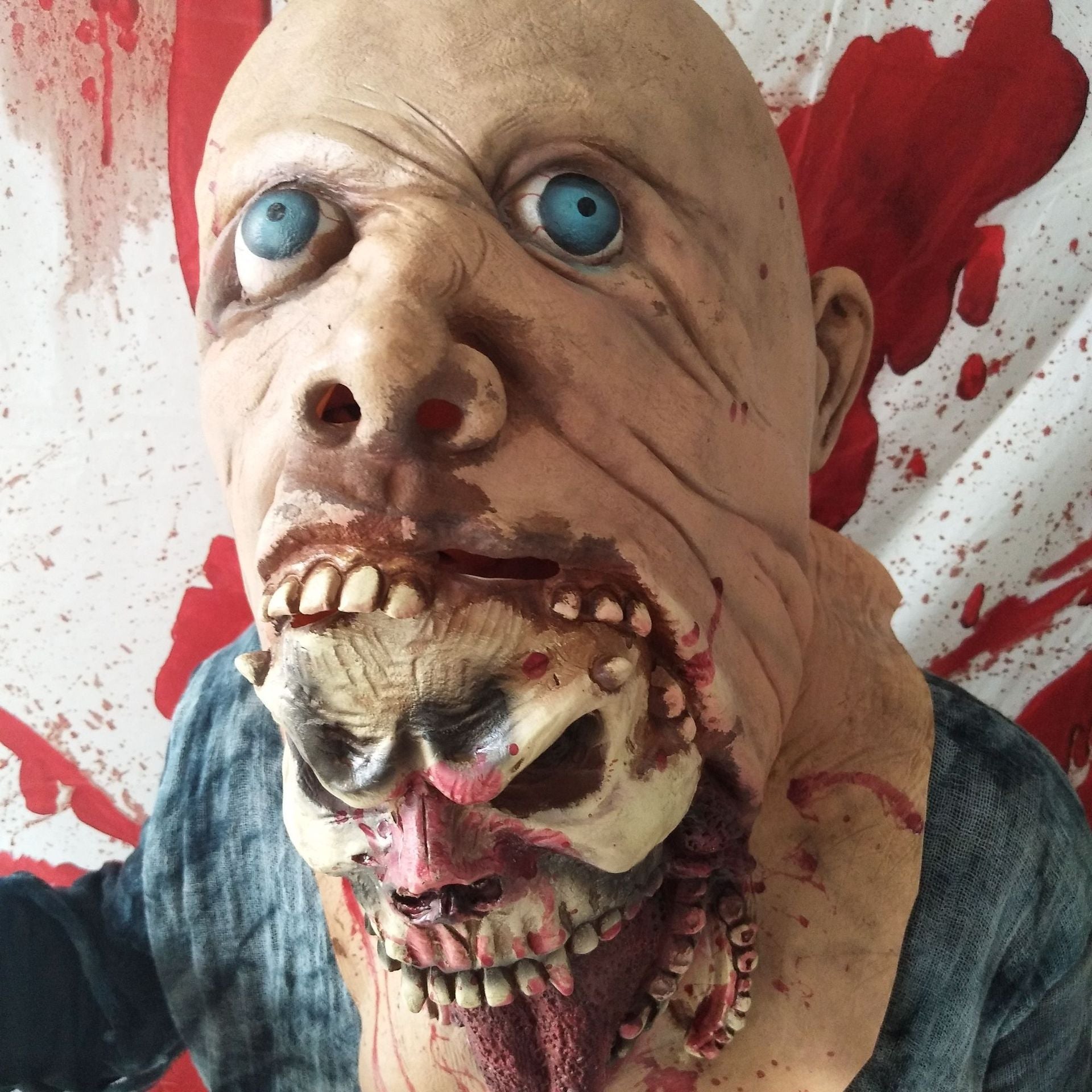 Zombie Full Head Mask | Skull Action